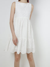 Sophia Eyelet Dress - White